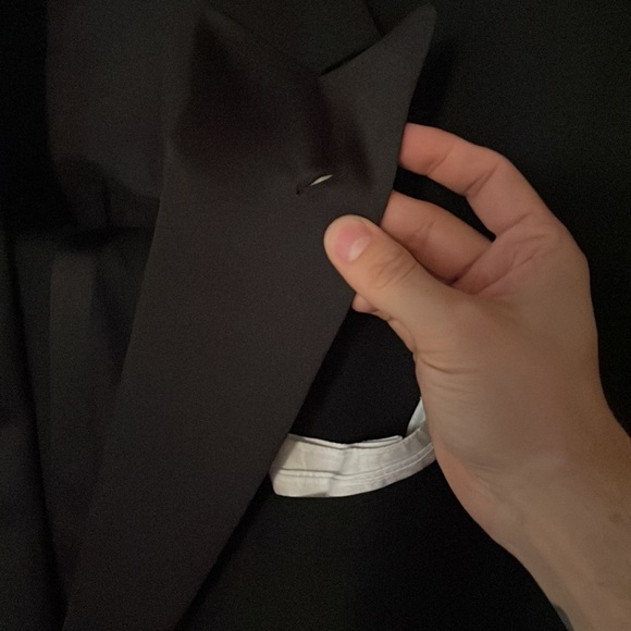 Coppley for Harry Rosen Size 48 drop 6 single breasted peak lapel Tuxedo. - Picture 4 of 11